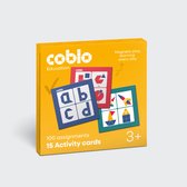 Coblo - Magnetic Tiles – Activiteitenkaarten – 100 opdrachten – Uitbreiding voor Magnetische Tegels – Magnetisch speelgoed – Vanaf 3 jaar