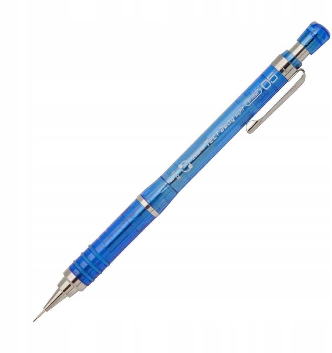 Zebra Tect 2-weg licht Automatisch potlood 0,5 mm HB Blauw