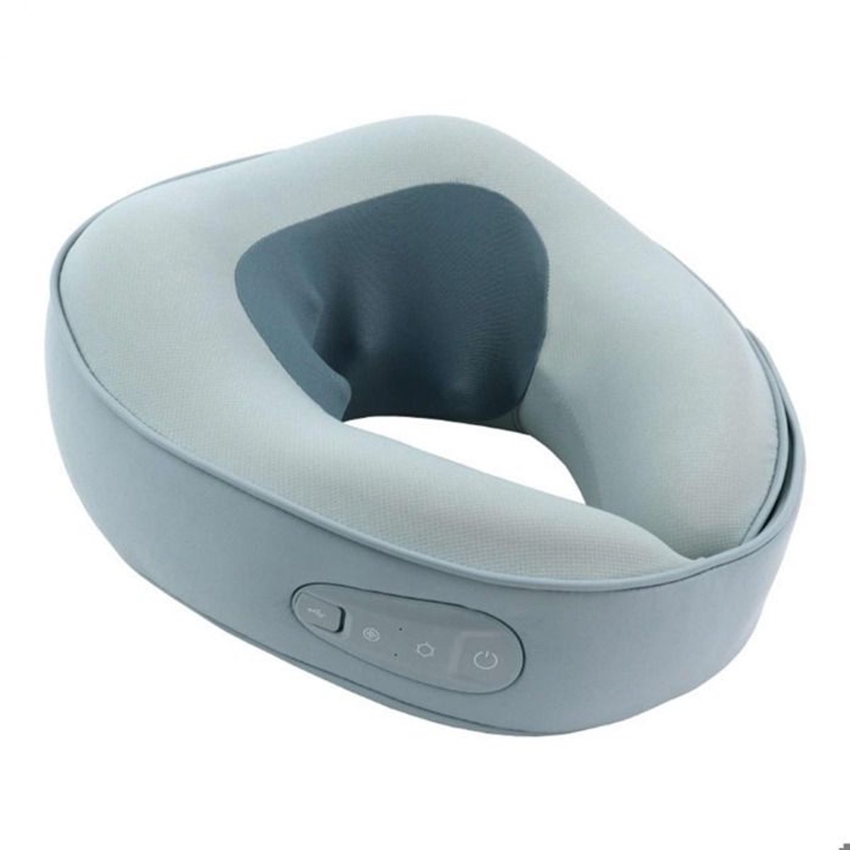 U-vormig nekmassagekussen met verwarming, kneedmassage en stille werking | Traagschuim, 360° ondersteuning