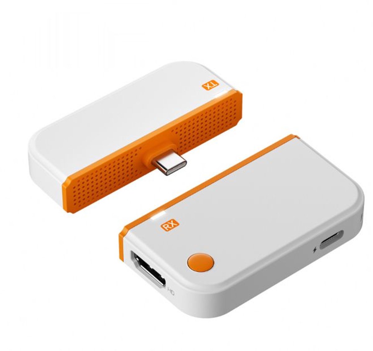 Draadloze HDMI-zender en -ontvanger met een bereik van 50 meter, schermprojectieadapter, point-to-point-verbinding, schermdeling tussen pc en tv, zakelijke vergaderingen.