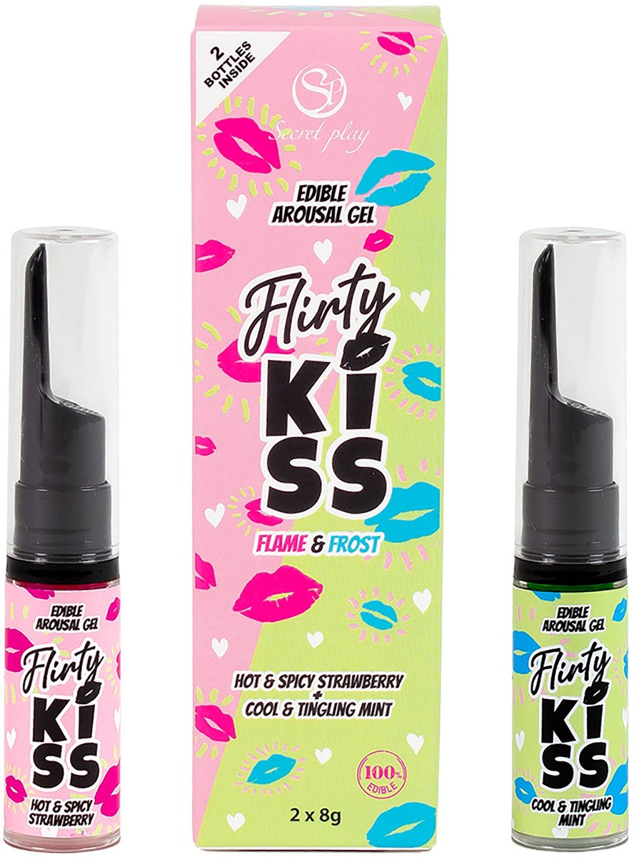 Flirt Kiss Gel Strawberry Mint 2x8 gr