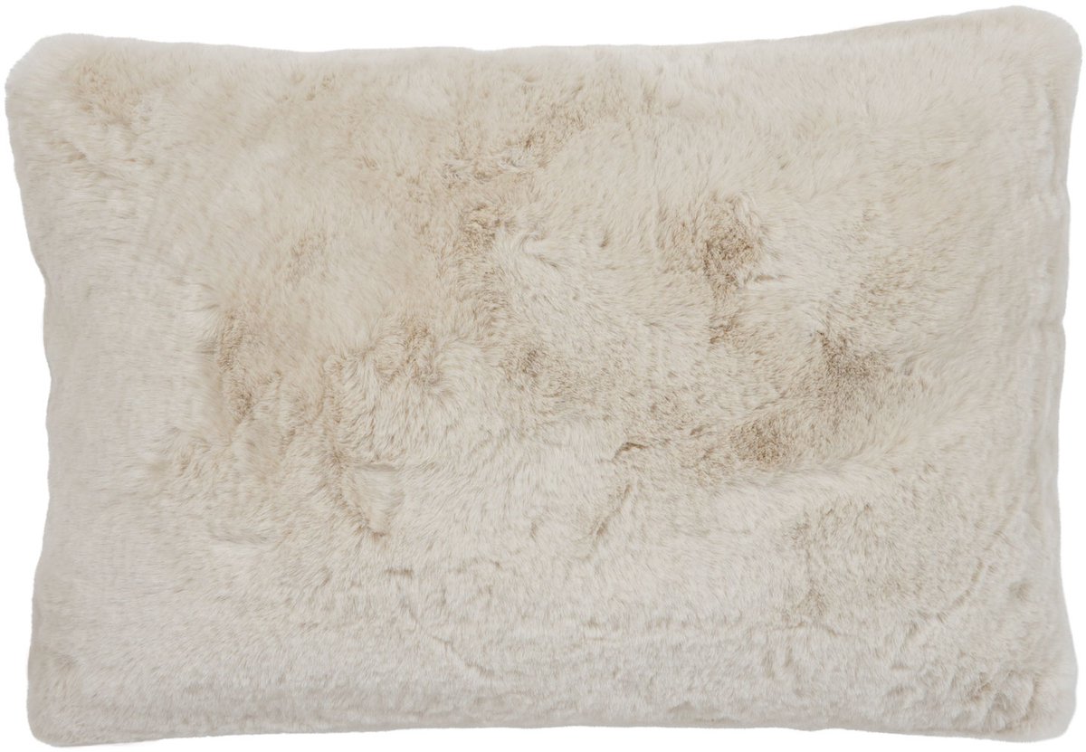 Veer Carpets Kussen Velluto Beige - 40 x 60 cm - Sierkussen – Hotel Chique / Japandi Stijl – Zacht Fluffy Design