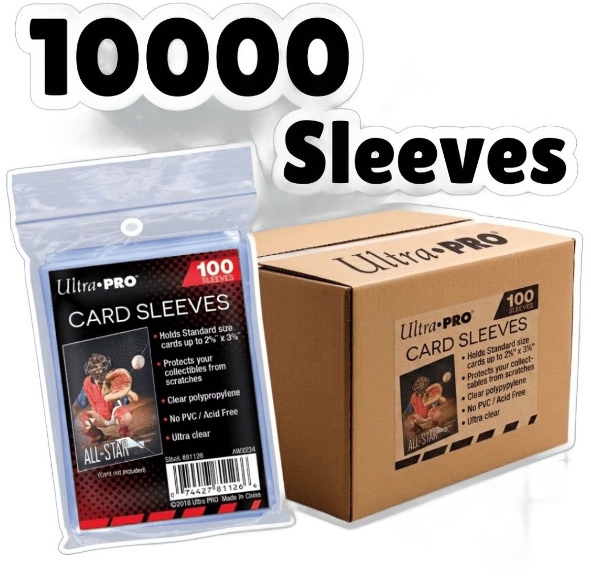 Currero Penny Sleeves - Card Sleeves - Geschikt voor Pokemon - Trading Card Hoesjes - Kaarthoesjes - Beschermhoesjes - Verzamelkaarten