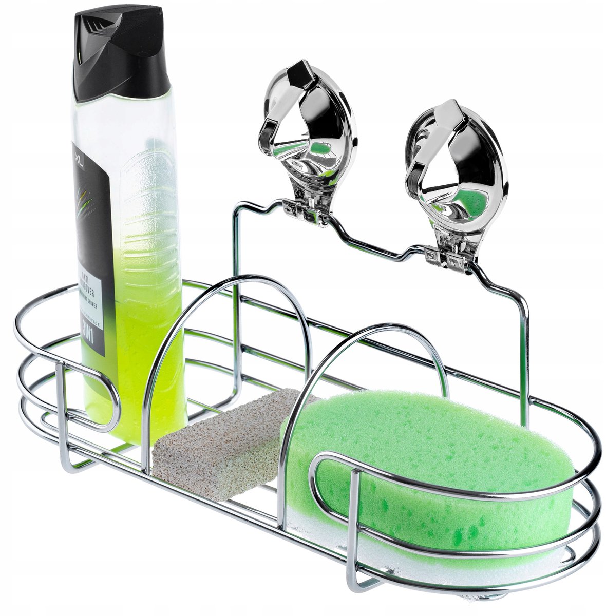 Doucheplank Zonder Boren - Wandmontage met Zuignappen - Chroom