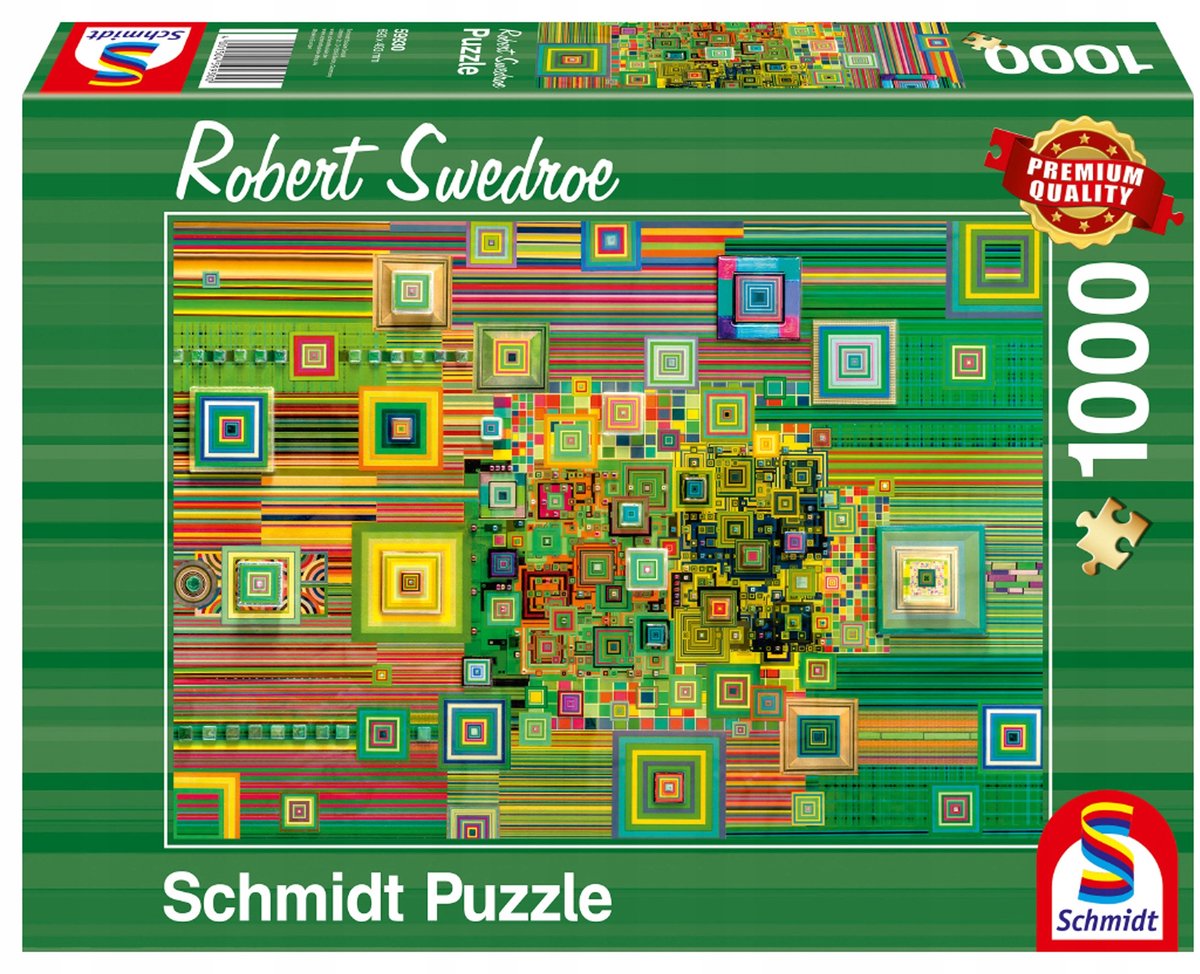 Schmidt Spiele PQ Puzzel 1000 stukjes: Robert Swedroe Draagbaar Geheugen