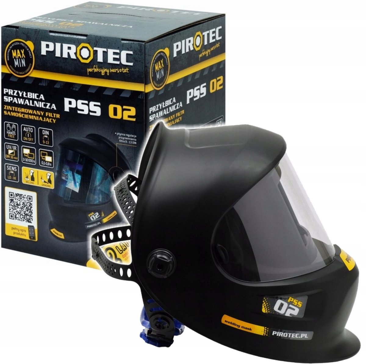 Pirotec PSS02 lashelm TRUE COLOR - automatische roer