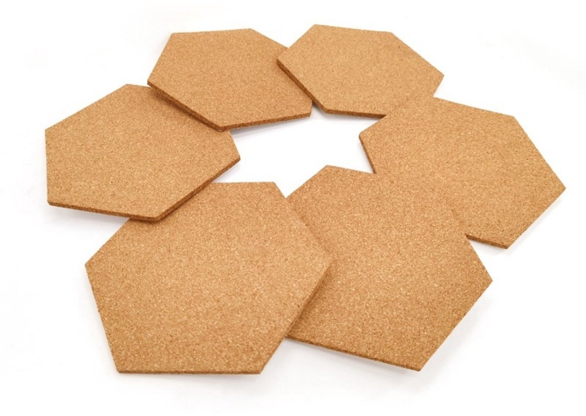 Zelfklevend prikbord - 5 stuks – 30,5 x 30,5 x 1,2 cm – Zelfklevende fotowand / Prikbord voor punaises – Wandbord voor presentaties – Memobord voor kantoor en thuis – Fotopresentatiepaneel – Zelfklevend prikbord