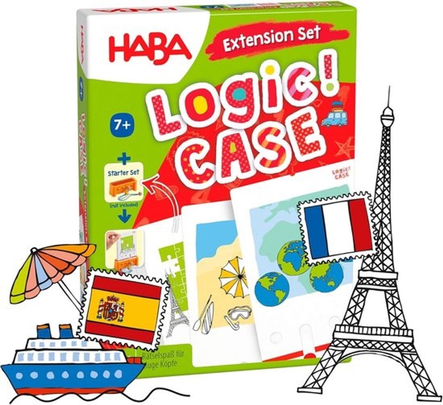 Logic! CASE Verlengset: Vakantie & Reizen - 77 Nieuwe Rätsels voor Jonge Probleemoplossers vanaf 7 Jaar