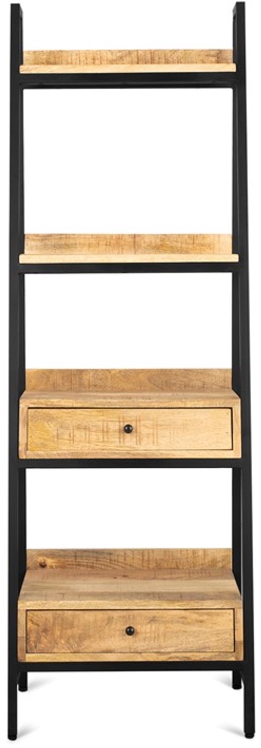 Benoa Troutman Wooden Iron 2 Drawer Cabinet 150 cm Naturel