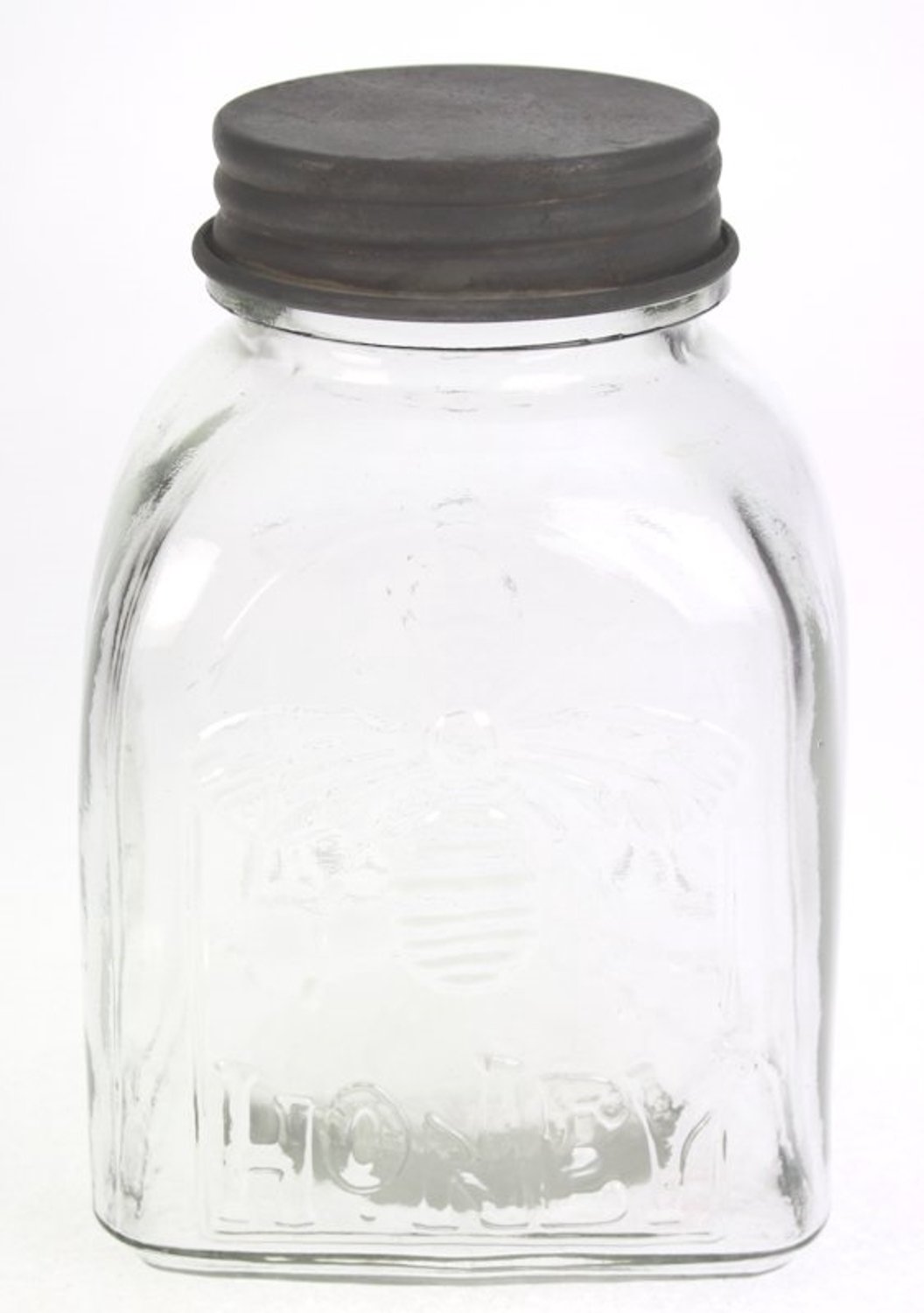Pot met deksel Honey 10,5x10,5x17cm