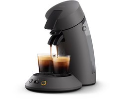 Philips Senseo Original Plus Koffiepadmachine CSA210/50 - Keuze uit 1 of 2 Kopjes - Instelbare Intensiteit - Automatische Uitschakeling - Kasjmiergrijs
