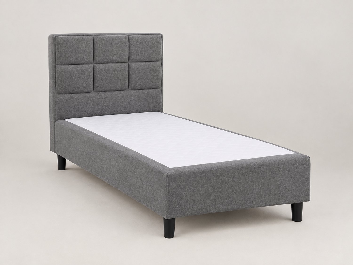BalBedden Boxspring DreamLux - 90x220 Zonder matras - Grijs 6 Vaks - BalBedden