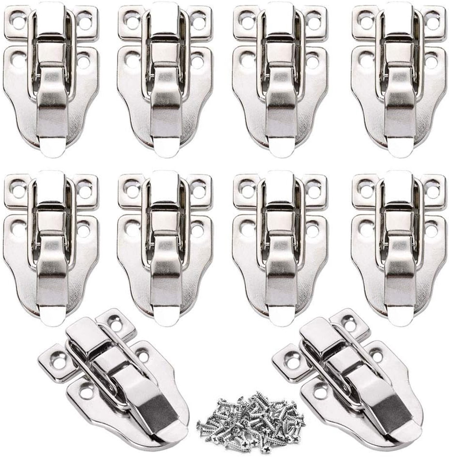 Sluitbox 10Pcs - 60mm x 40mm - metalen toggle slot - eenvoudig te bevestigen - ServiceTopper