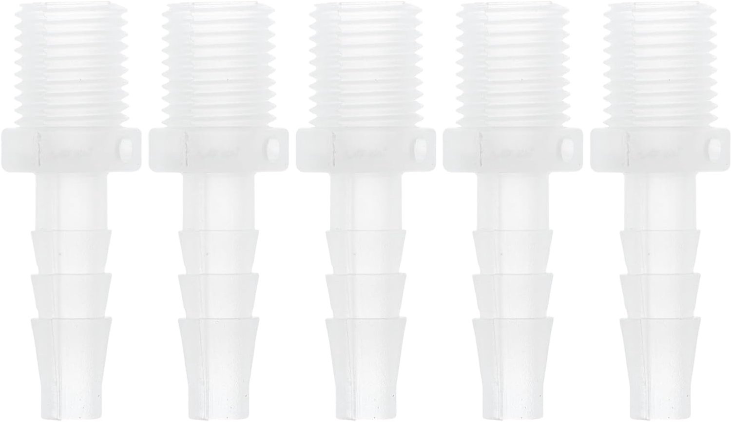 Hose connector 1/4 inch - G1/4 male aansluiting - 5 stuks - ideaal voor verbindingen - m-winkel