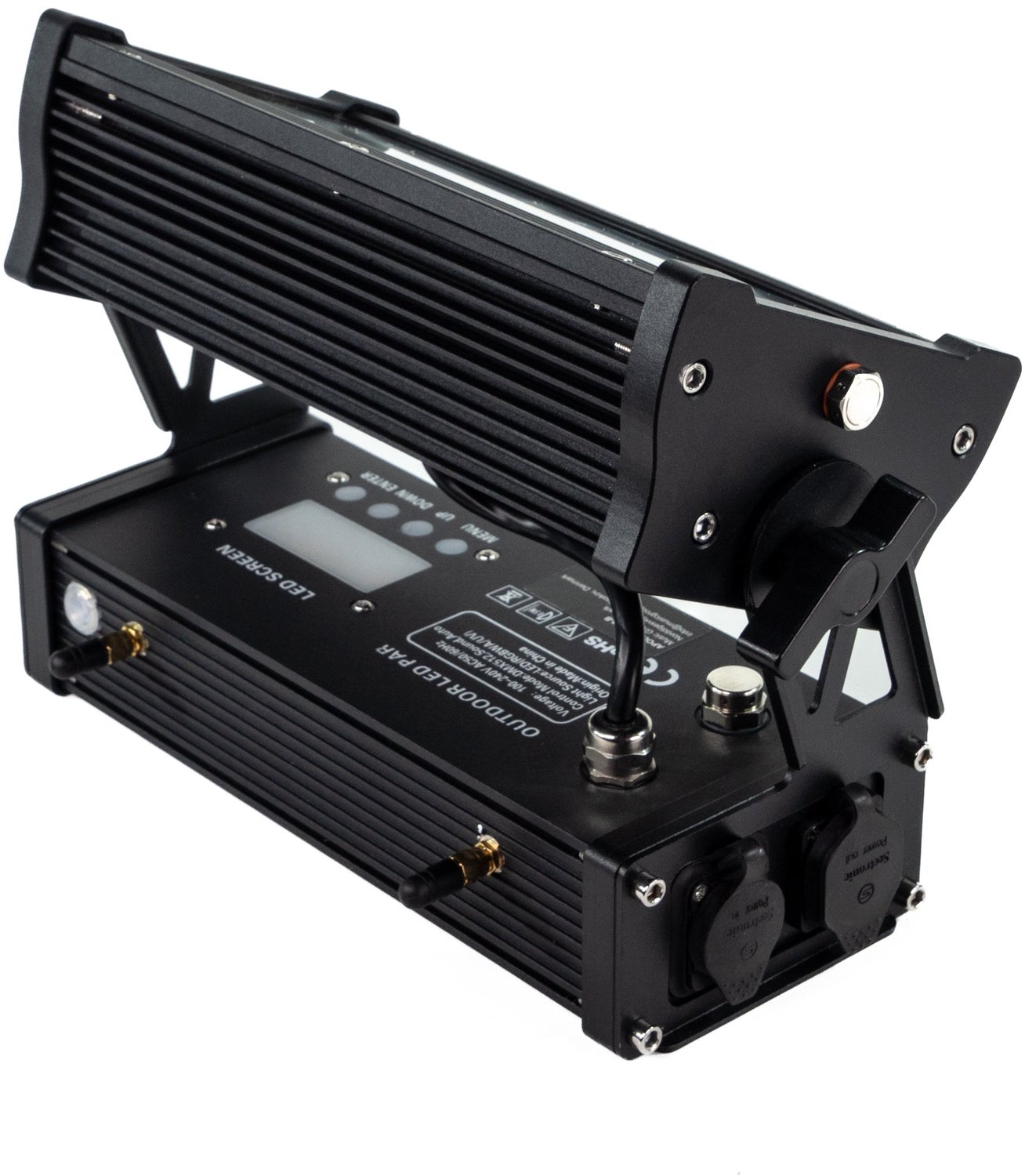 Marconi APOLLO 12x18W Batterijlamp IP65 - Professionele Draadloze Uplight - RGBW Led - Batterijlamp - IP65 - DMX512 - Voor Events En Architectuur