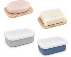 Soapbox - Set van 2 - Siliconen - Lekvrij - Ideaal voor onderweg - m-winkel