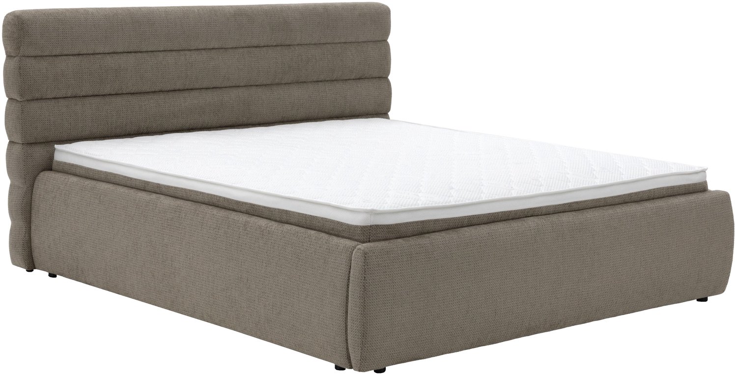 Homesy The Essence of Comfort Lento 180 x 200 cm tweepersoonsbed met opbergruimte – Artico Beige – met Cira 7 Zones Multipocket-matras