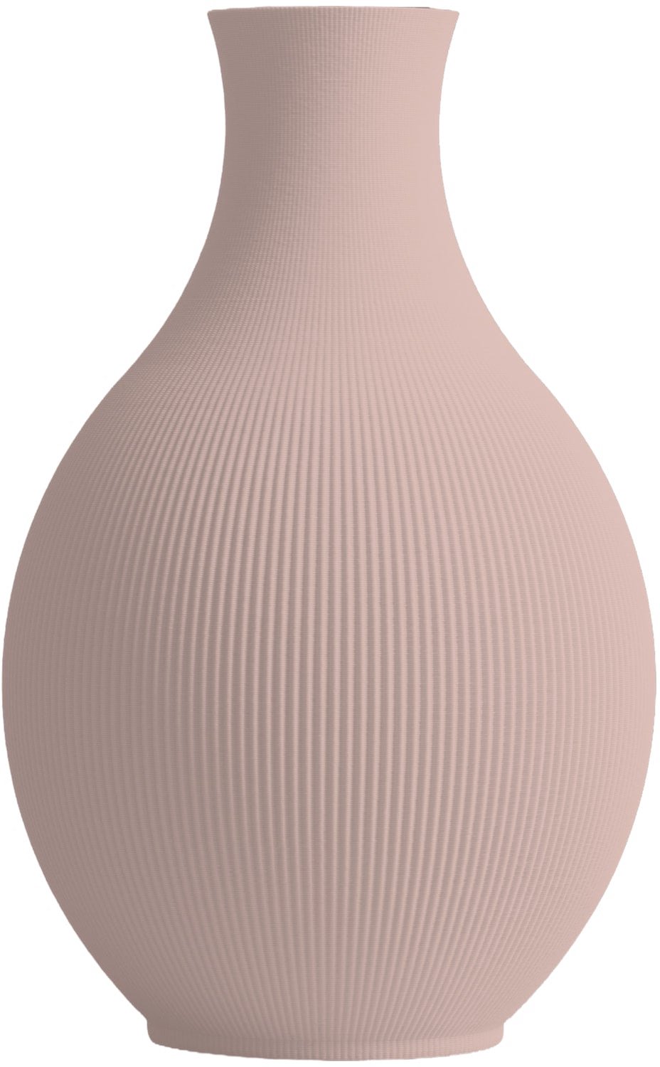 Layvo LYRIC Vaas - Bloesem - D16 x H25 cm - droogbloemen vaas - gerecycled plastic
