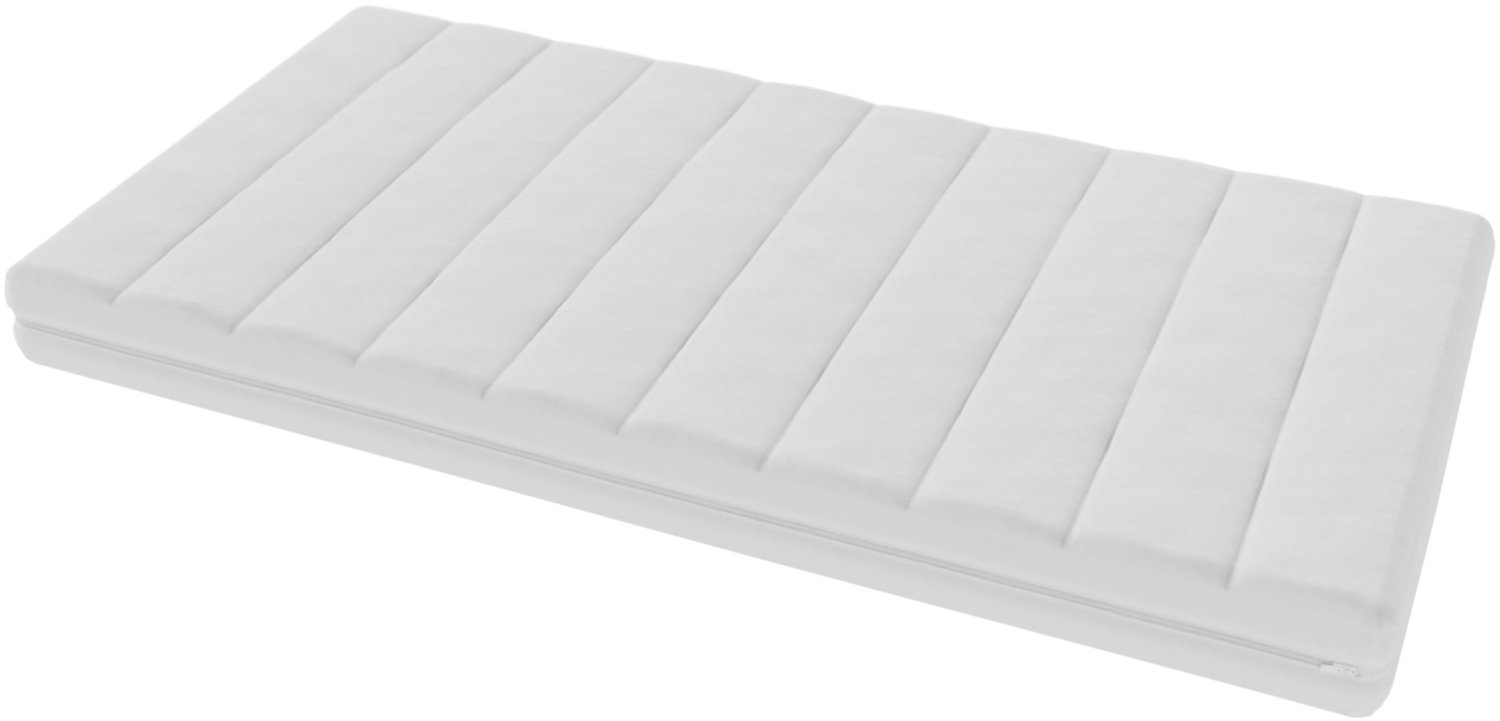 Toros Bedden Hybride Babymatras 80x160 – Stevig & Comfortabel – 14 cm – Wasbare Hoes – Wit