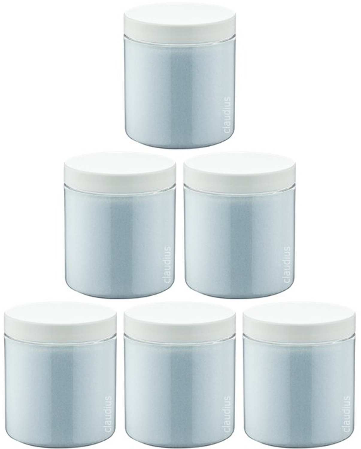 Claudius Scrubzout Opium 300 gram - Pot met witte deksel - set van 6 stuks - Hydraterende Lichaamsscrub - Body Scrub