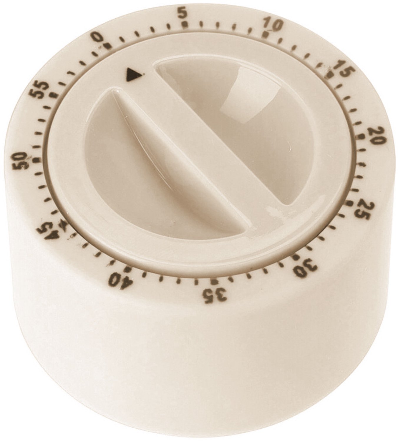 La Cucina - Rubberen timer, Ø 7 cm - crème