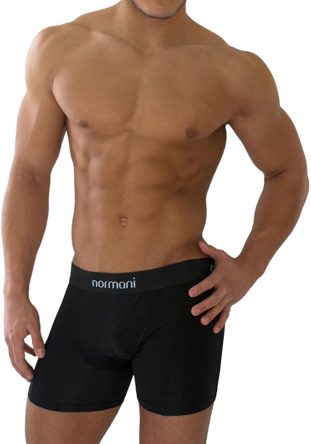 6 stuks effen boxershorts van modal en katoen