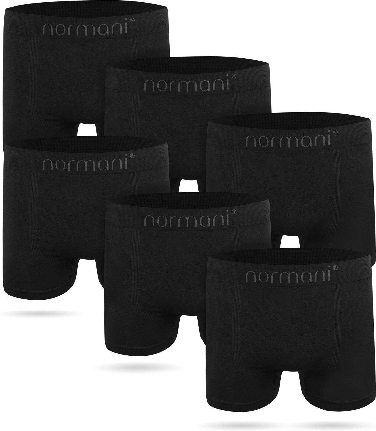 6 stuks microvezel-boxershorts voor heren van nylon