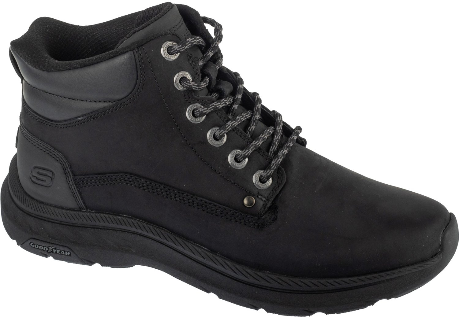 Skechers Slip-Ins: Pollard - Waylon, Mannen, Zwart, Laarsjes, maat: 48,5