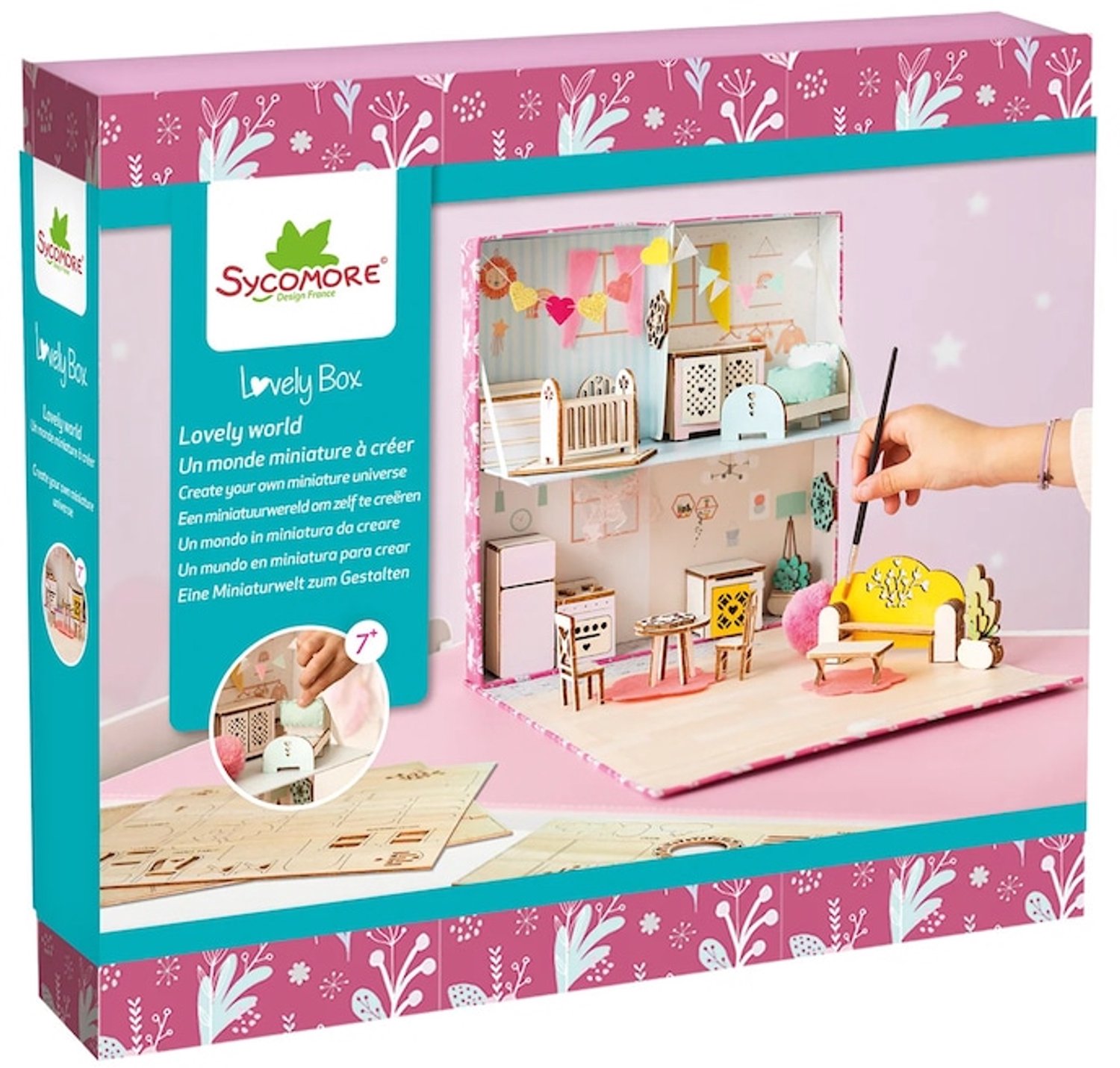 Sycomore knutselset Lovelyworld miniatuurwereld maken 7 jaar+.