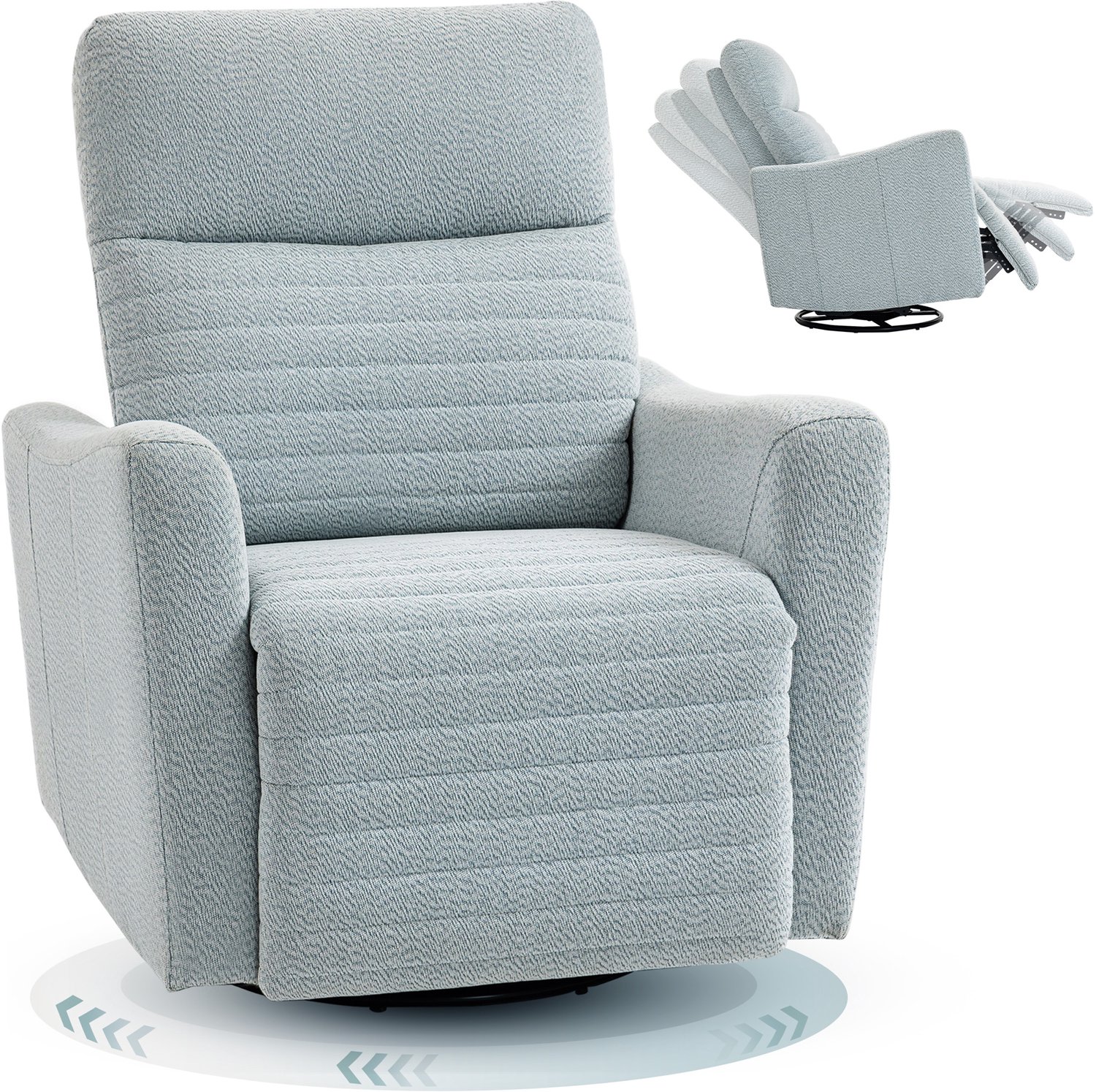 Homcom relaxbank - linnen (100% polyester) - 82x90,5x101cm - grijs