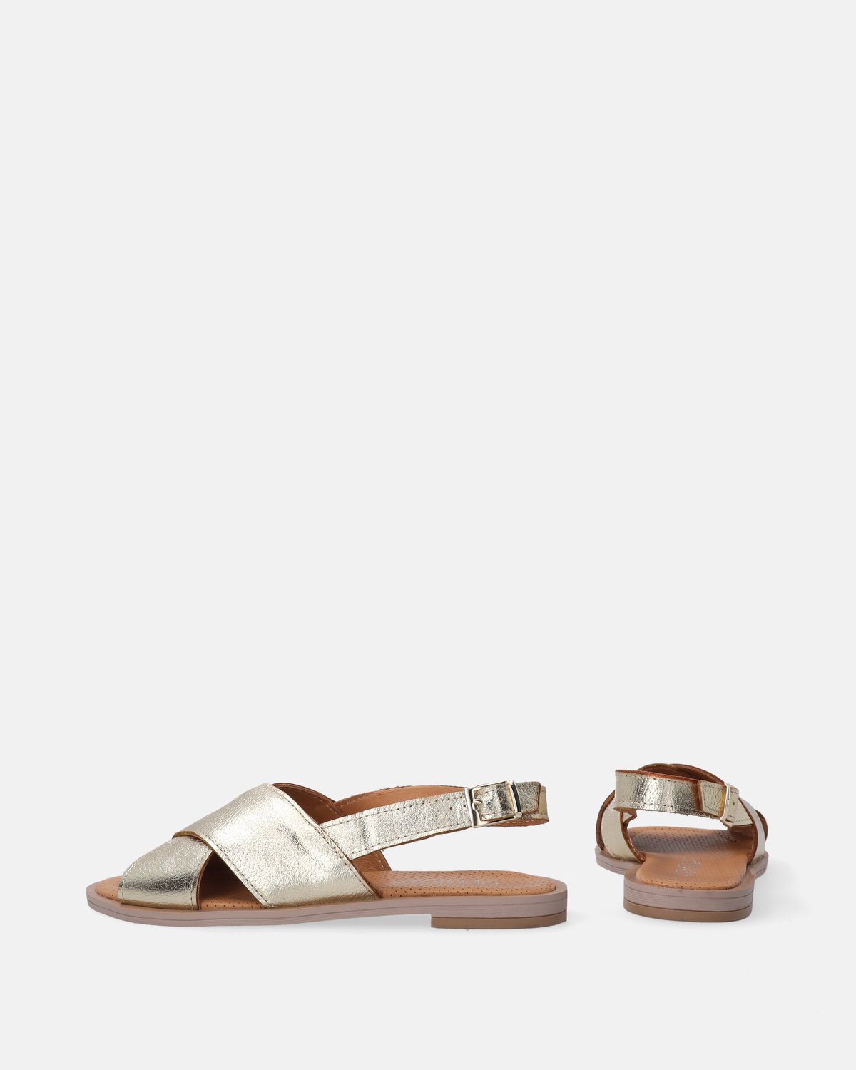 Gouden Dames Sandalen - Klassieke Stijl - Maat 36