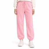 Roze Fleece Joggingsbroek - Warme Dames Broek - Aansluitend - Winter