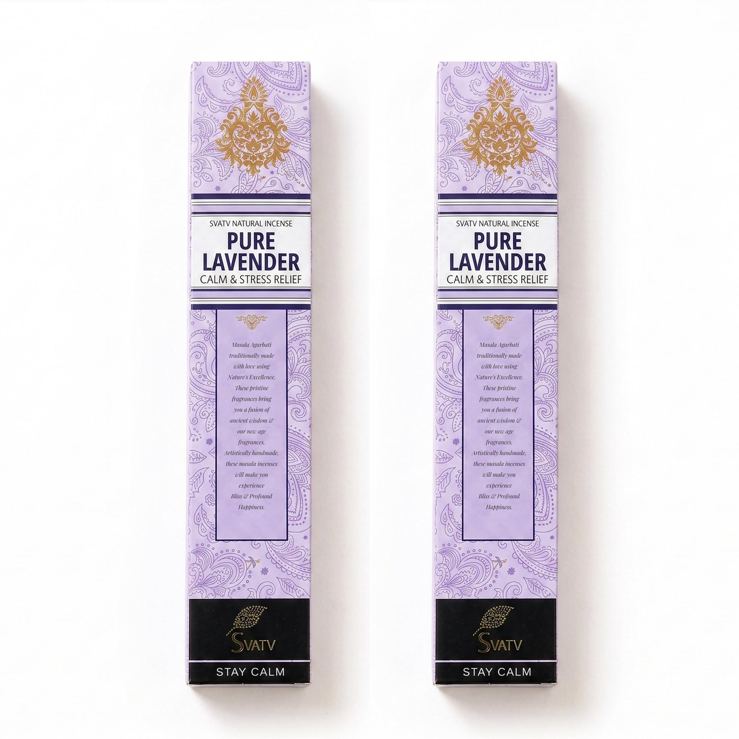 Wierookstokjes 15g x 2 - Lavendel - Meditatie & Aromatherapie - Kalmeert de geest - m-winkel