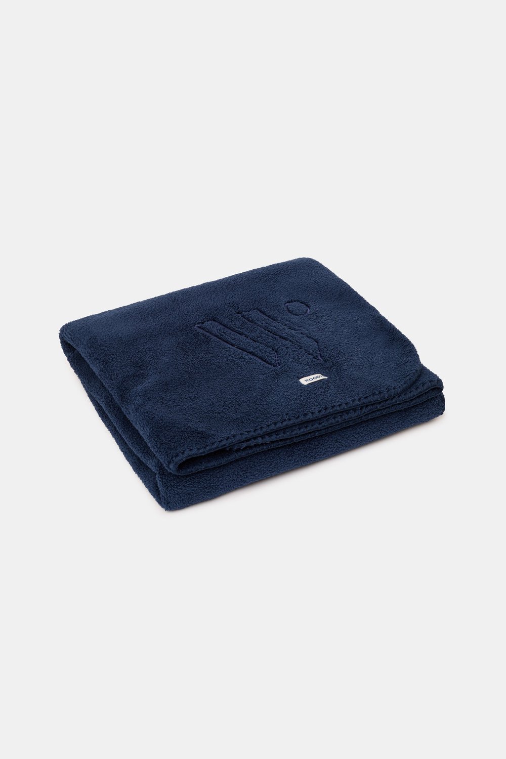 Woody plaid - donkerblauw - 909-10-PLI-M/885 - 150x200cm