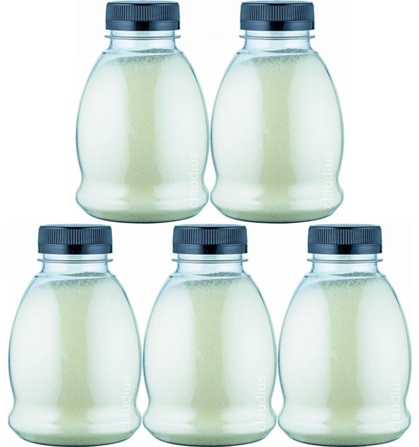 Claudius Scrubzout Zen Moment - 375 gram - Fles met zwarte dop - Set van 5 stuks - Hydraterende Lichaamsscrub - Body Scrub