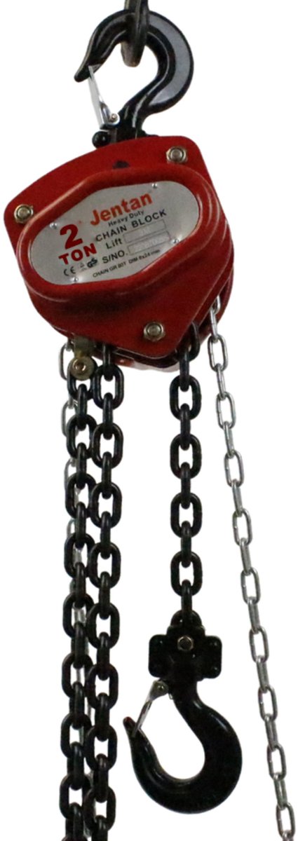 Jentan - Kettingtakel - 2 Ton Werklast - 3 Meter Hijshoogte