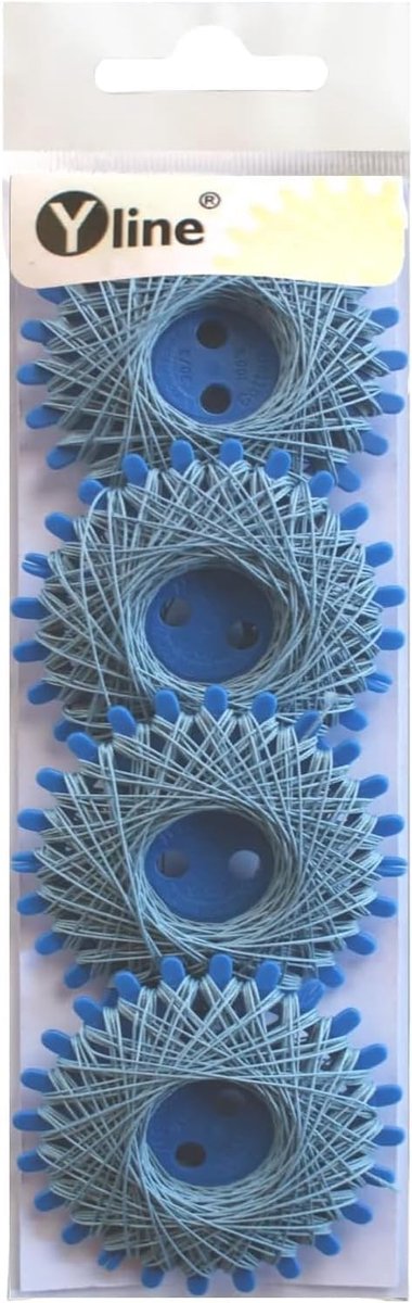 Twine sterren 20 m - lichtblauw - 100% katoen - zeer scheurvast, ideaal voor decoratie - ShopVlot