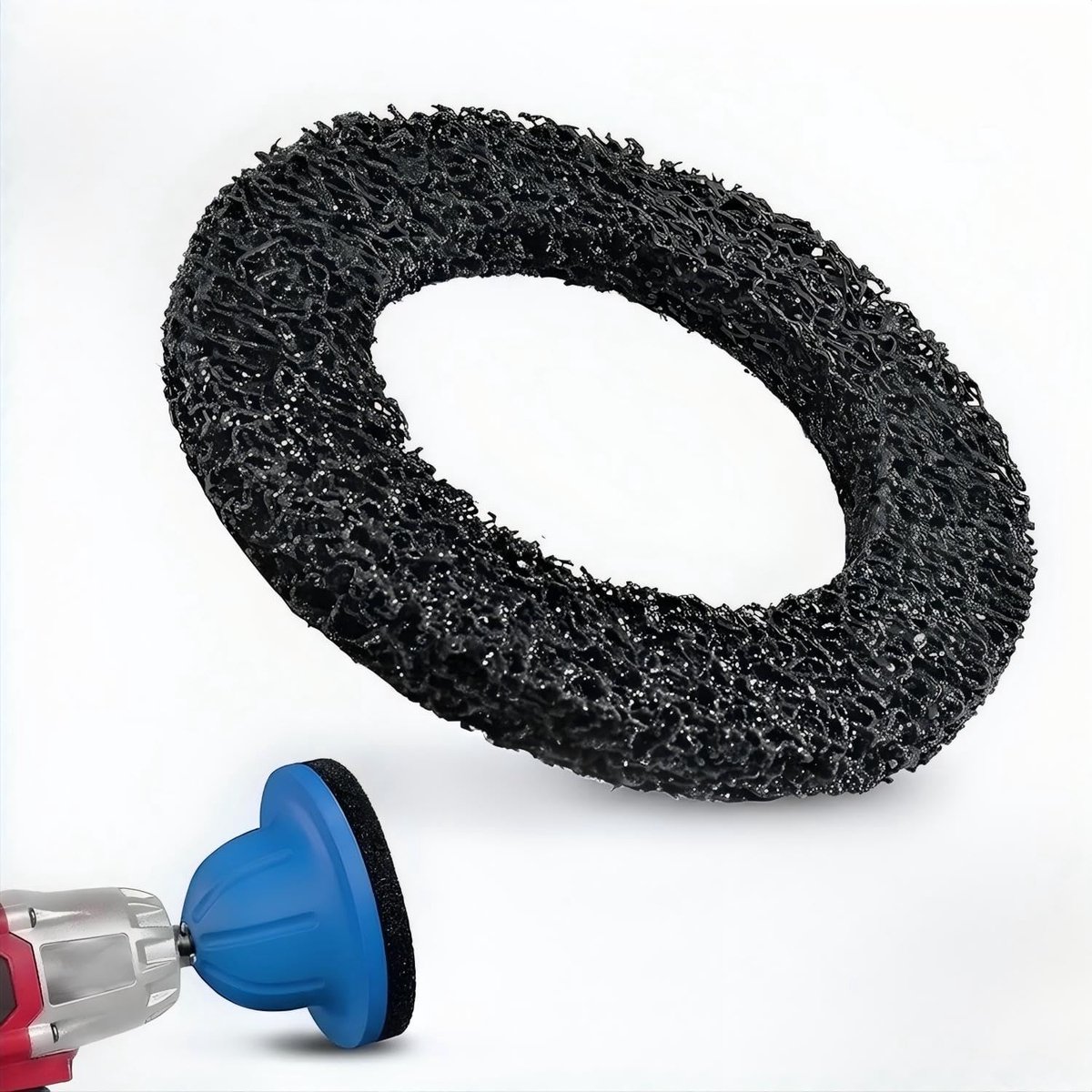 Wielnaafslijper, reserveschijf, diameter 150 mm, vervangingspad voor naafreiniger, klittenbandsysteem, passend - ShopVlot