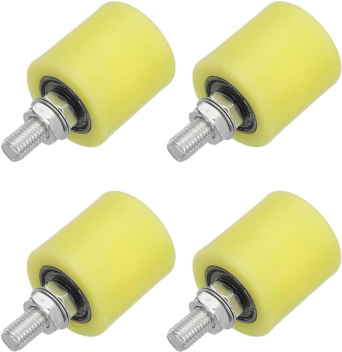 Sliding Door Guide Wheels 50 x 50 mm - Nylon wielen - Staal lagers - Vermindert wrijving en geluid - ShopVlot