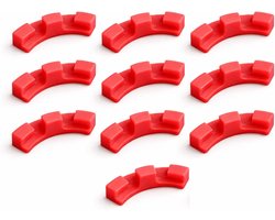 Weedness Grow Training Clip Red 10pcs Clips for Plants - Low Stress Training Bending Aid - ShopVlot
