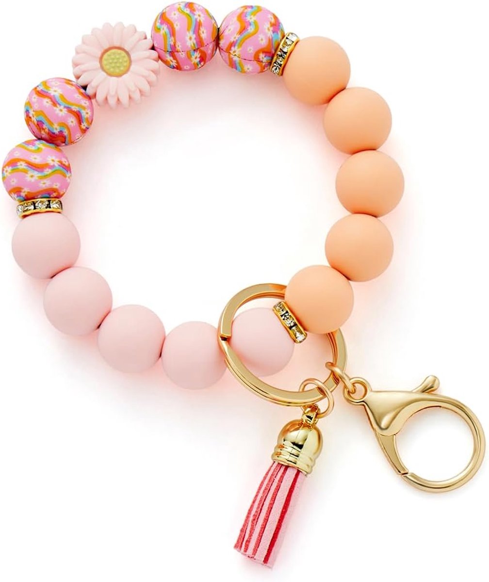 Autosleutelarmband - Vrouwen - Leer - Handige sleutelhouder voor in de auto - ShopVlot