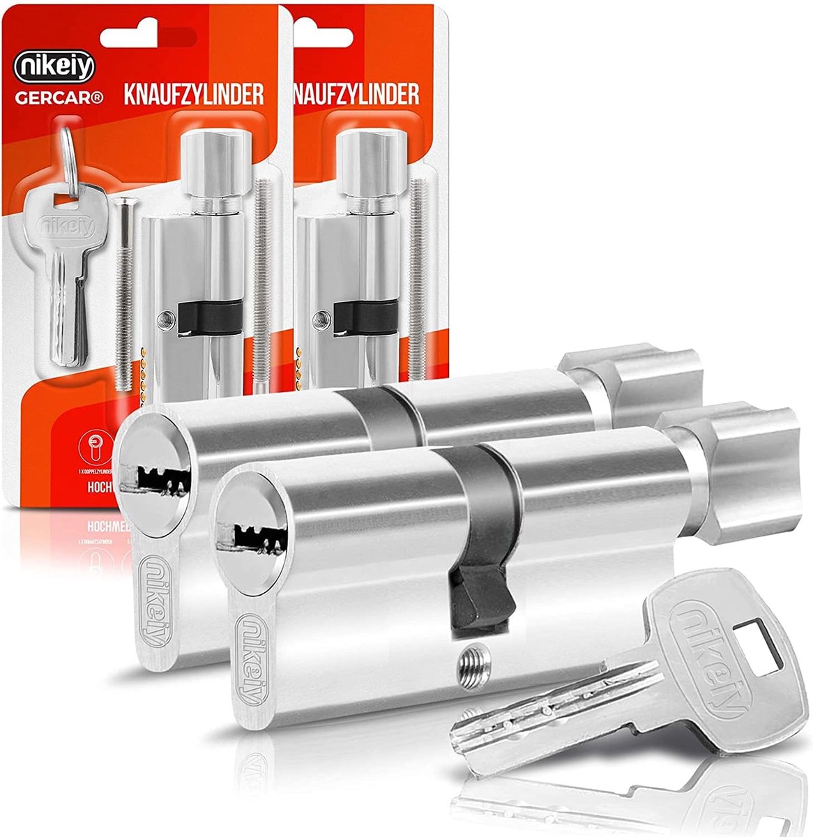 Cilinderslot set 35/35 - dubbele cilinder - 10 sleutels inbegrepen - verhoogde veiligheid - ShopVlot