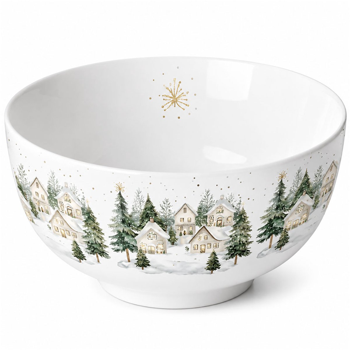 Ambiente-bowl-snowy houses-porselein-fine bone china-kerst-winter