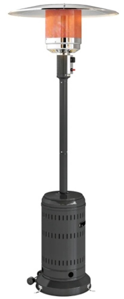 ROLIPO Terrasverwarmer op Gas 11 kW – Regelbare Warmtestanden – Draagbare Gasheater voor Tuin, Terras en Buitenruimte