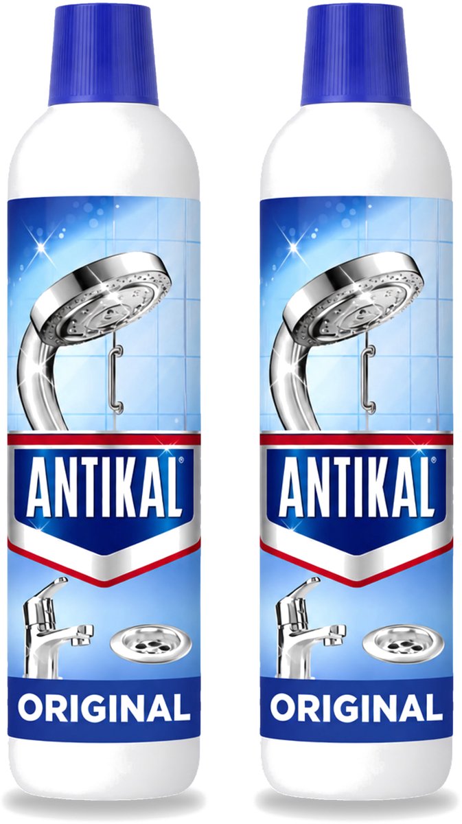 2 x Antikal Original Gel - Kalkreiniger - Extra Hechting - Diepwerkend - 750 ml - Voordeelverpakking - 2 stuks