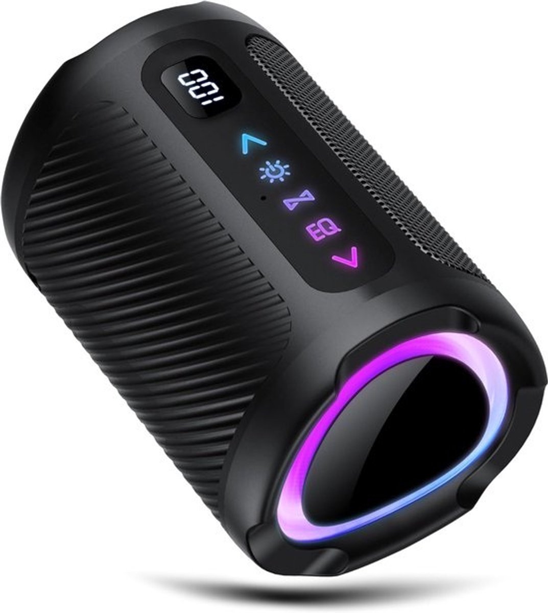Draagbare muziekbox - Bluetoothluidspreker - Voor een feestelijke sfeer - Geïntegreerd lichteffect - 5 x 5 x 5 cm