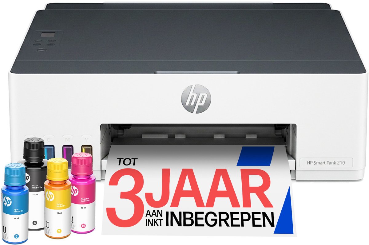 HP Smart Tank 210 - Inkttankprinter - Printen - Kleur