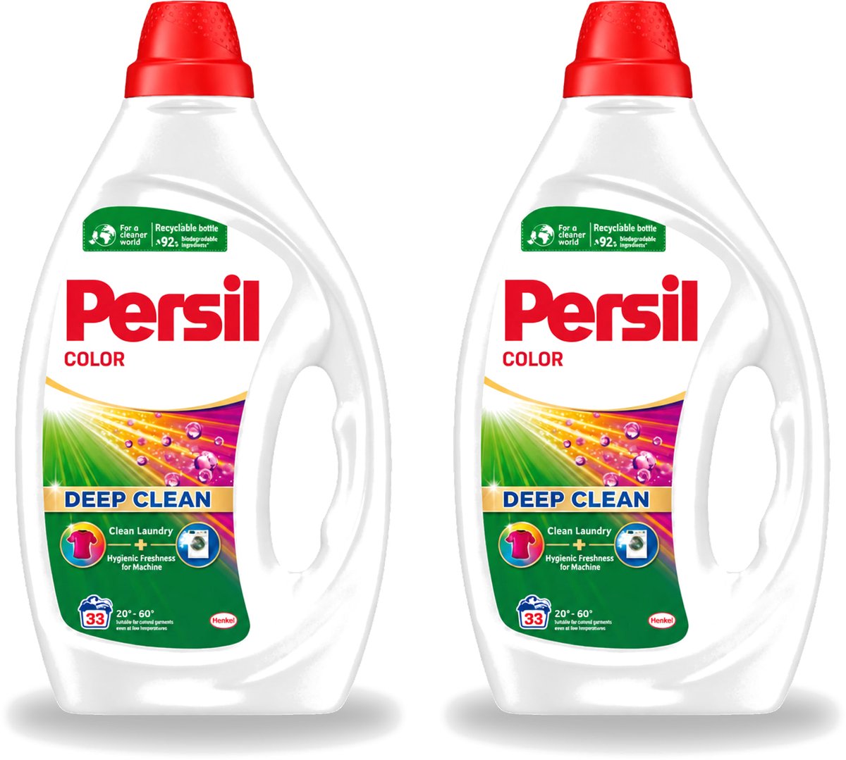 2 x Persil Color - Vloeibaar Wasmiddel - Gekleurde Was - 33 Wasbeurten - Voordeelverpakking - 2 stuks