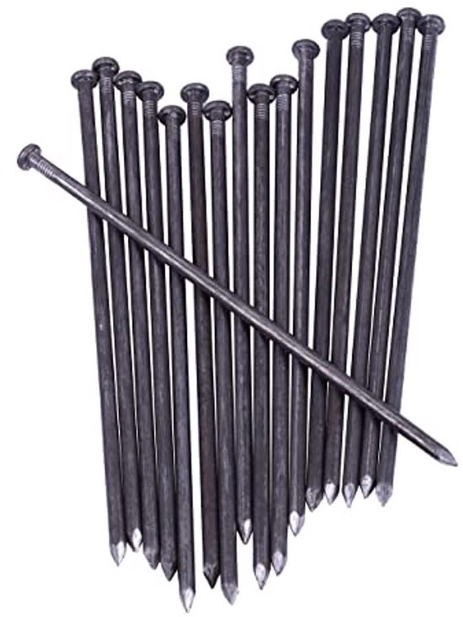 Metalen verankeringspikes voor landschapsranden - 100 stuks - 10 inch - Tuinlandschapspalen voor bestratingsranden, tenten en onkruidbarrières