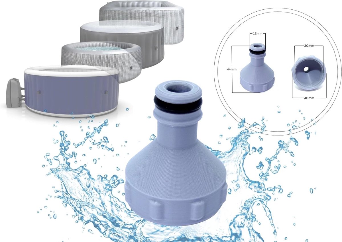 Drainage Adapter ONLY compatible with Wave hot tub (1 connector only) - ShopVlot